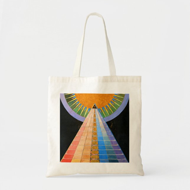 Bolsa Tote Hilma Af Klint Altarpeça n.o 1 (Frente)