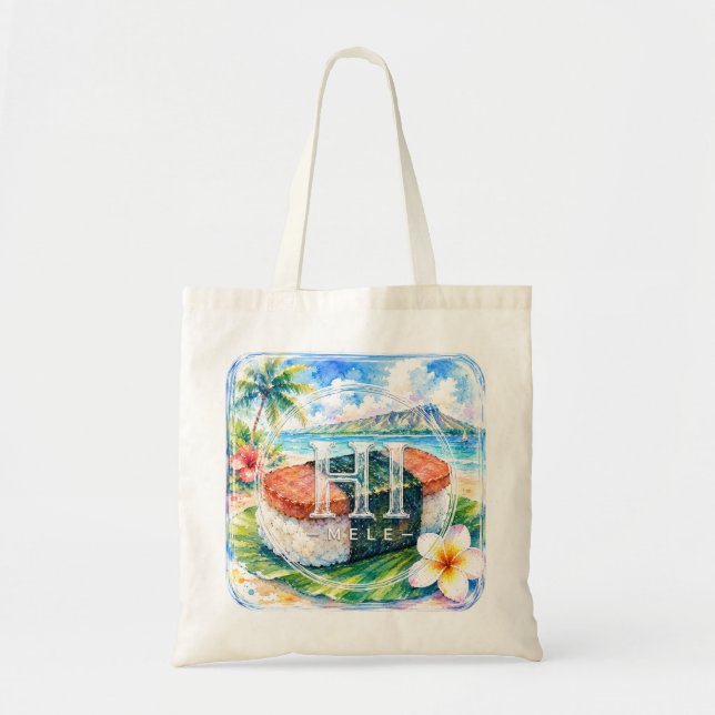 Bolsa Tote HIMELE Hawaiian Spam Musubi (Frente)