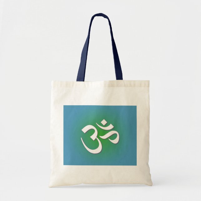 Bolsa Tote Hindu OM - Símbolo de Meditação (Frente)