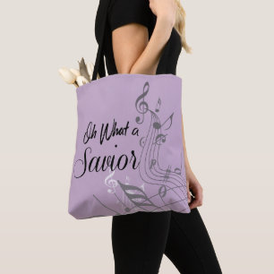 Bolsa Tote Hino cristão: Oh que salvador