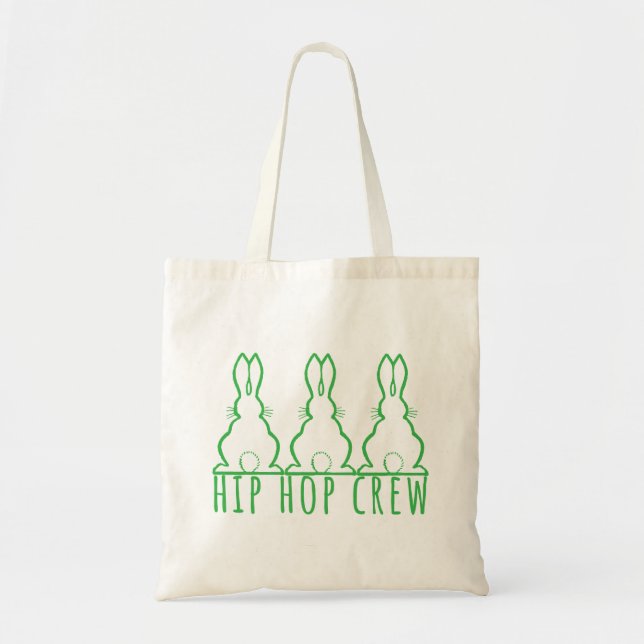Bolsa Tote Hip Hop Crew Cute Bunnies (Frente)