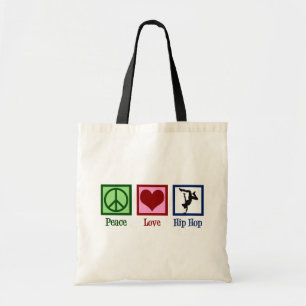 Bolsa Tote Hip Hop de Paz e Amor