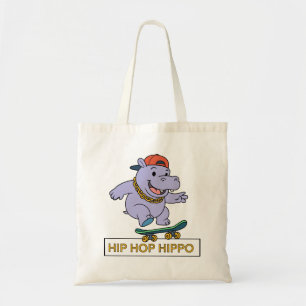 Bolsa Tote Hip Hop Hippo