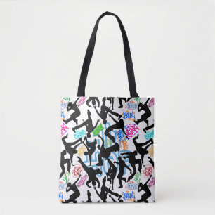Bolsa Tote HipHop 50. Padrão de dança