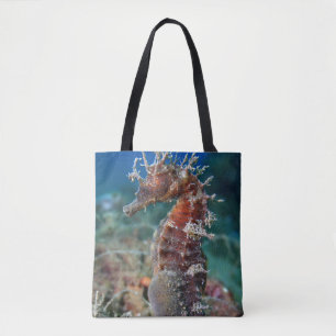 Bolsa Tote Hipocampo Ramulosus do cavalo de mar  