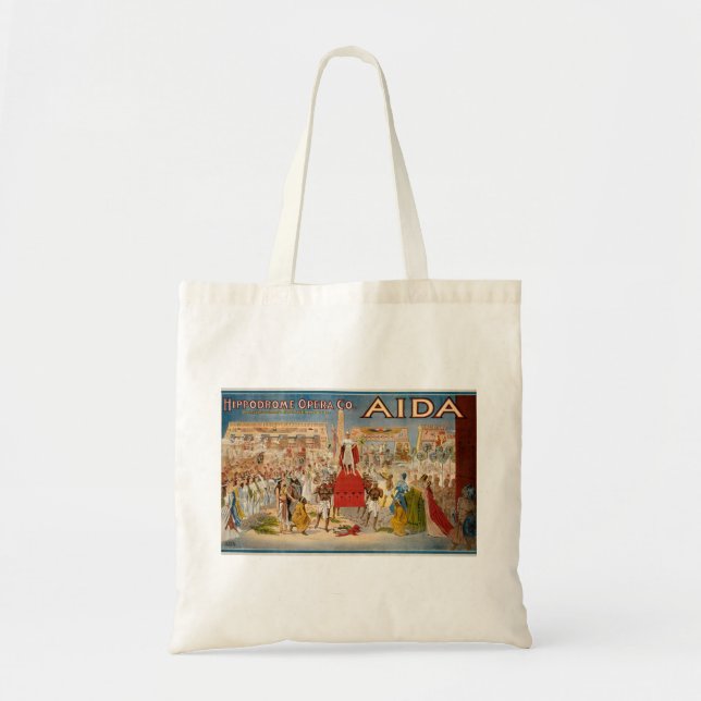 Bolsa Tote Hipódromo 1908 de Giuseppe Verdi Aida (Frente)
