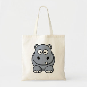 Bolsa Tote Hipopótamo dos desenhos animados