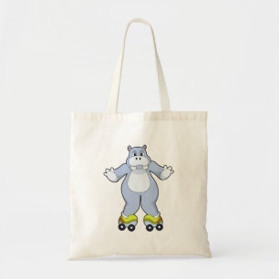 Bolsa Tote Hippo com skates Roller