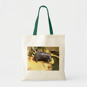 Bolsa Tote Hippo curtindo o sol primavera
