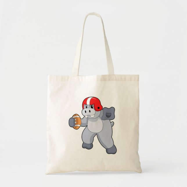 Bolsa Tote Hippo no Futebol (Frente)