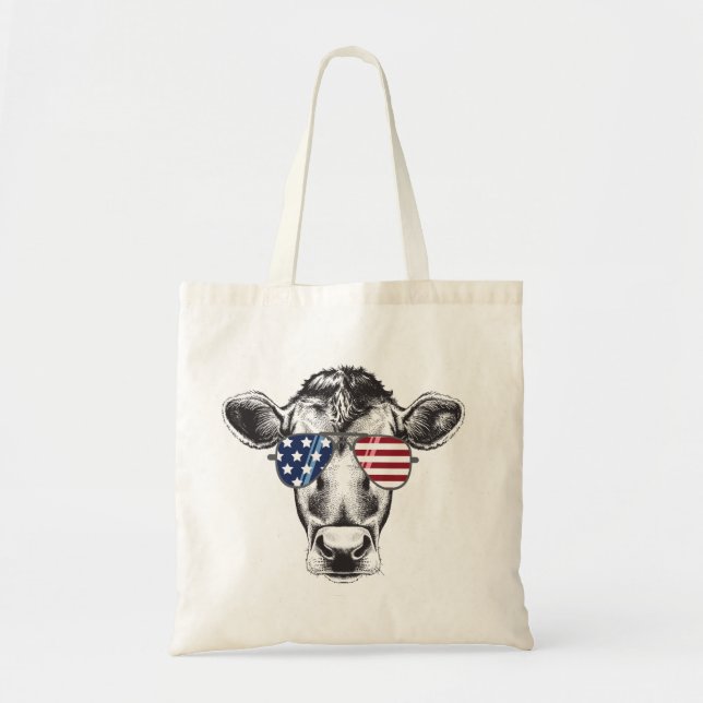 Bolsa Tote Hipster americano (Frente)