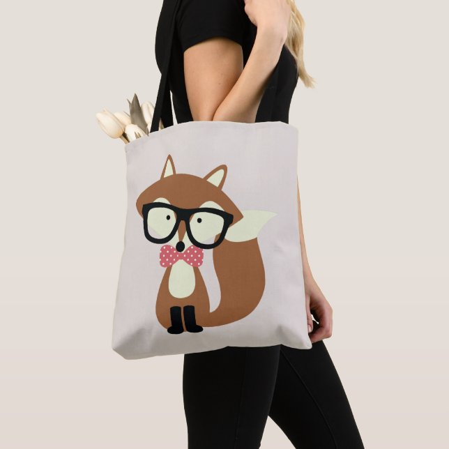Bolsa Tote Hipster Arco Tie Brown Fox (Close Up)