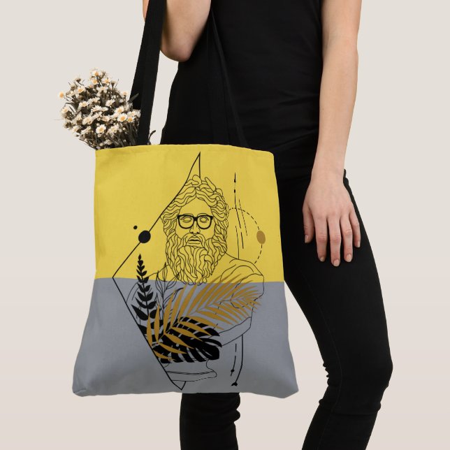 Bolsa Tote Hipster Deus Olímpico Colorblock (Close Up)