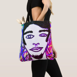 Bolsa Tote Hipster Steve Funky Legal Grafite Brilho