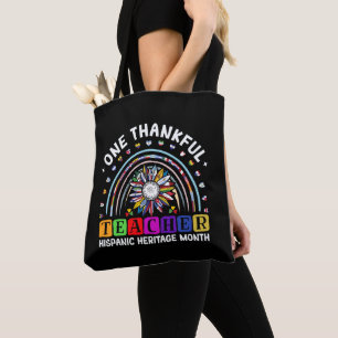 Bolsa Tote Hispânico Patrimônio Mês Um Obrigado Professor Lat