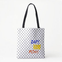 História em quadrinhos Zap! Bam! Pow! Super-herói