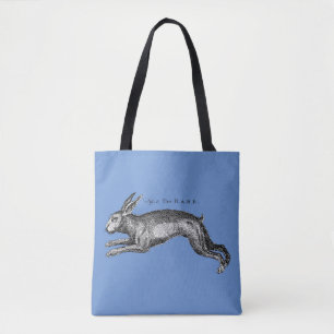 Bolsa Tote História Natural Antiquada Arte A Lebre