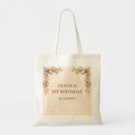 Bolsa Tote História vintage para primeiro aniversário