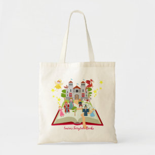 Bolsa Tote Histórias de Contos de Fadas Festa de Aniversário