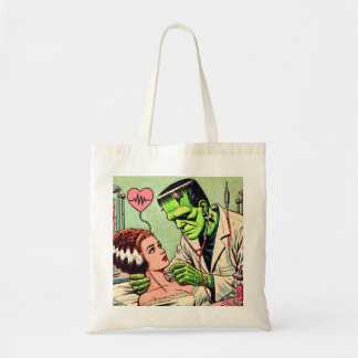 Bolsa Tote Histórias em quadrinhos de Amor Monstro Retro