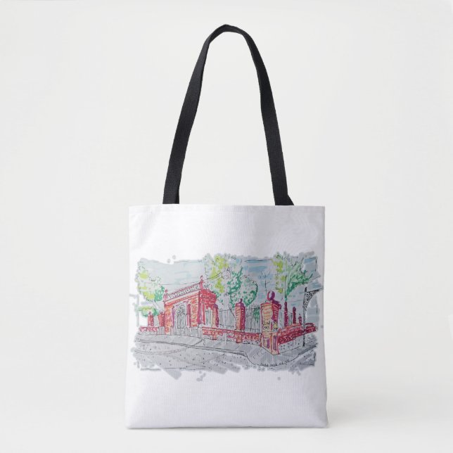 Bolsa Tote Historic Red Brick Entrance (Frente)