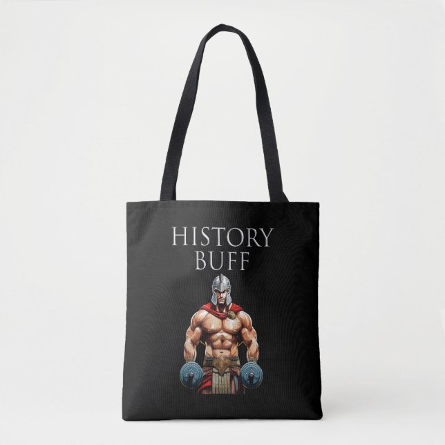 Bolsa Tote Histórico Buff Roman Centurion (Frente)