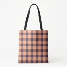 Hit Pink and Livid Brown Plaid
