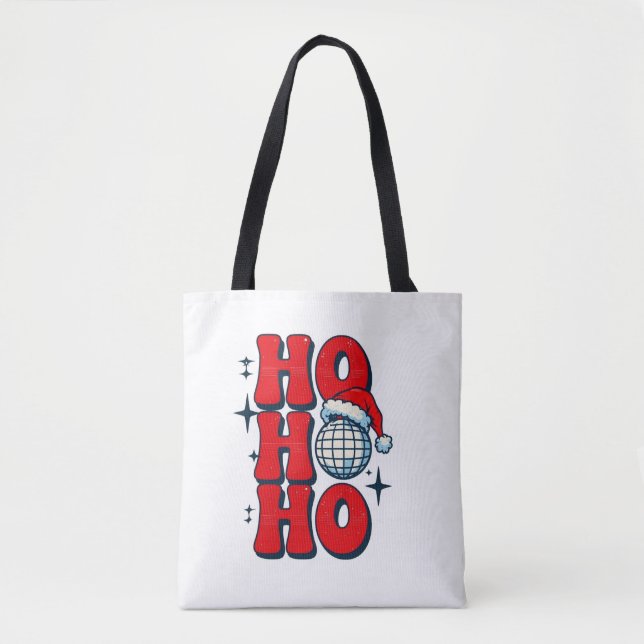 Bolsa Tote Ho ho ho feliz natal (Frente)