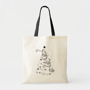 Bolsa Tote Ho Ho Papais noeis Snowflake Tote Bag de Natal