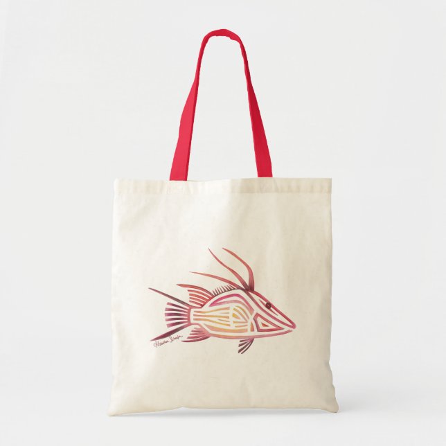 Bolsa Tote Hogfish tribal (Frente)