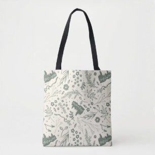 Bolsa Tote HOGWARTS™ Herbology Magic Patterno