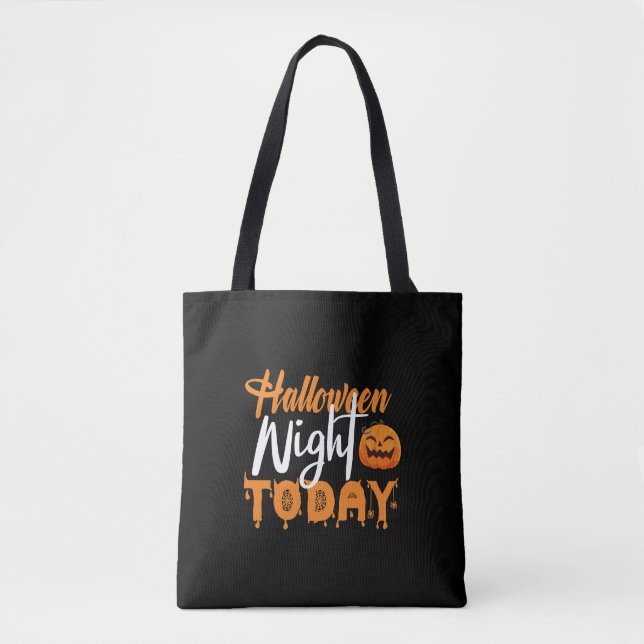 Bolsa Tote HOJE À Noite de Halloween (Frente)