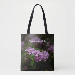 Bolsa Tote Hoje É o Meu Dia Favorito - Floral Mal-encarado Ro