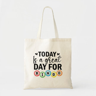 Bolsa Tote Hoje é um Grande Dia para Bingo