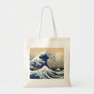Bolsa Tote Hokusai a grande sacola da onda