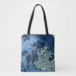 Bolsa Tote Hokusai Feminine Wave Vintage Ocean