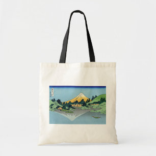 Bolsa Tote Hokusai - O Monte Fuji Reflete no lago Kawaguchi