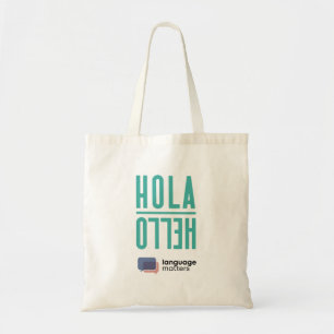 Bolsa Tote Hola/Hello pela Language Matters
