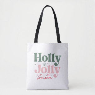 Bolsa Tote Holly Jolly Babe FesNatal