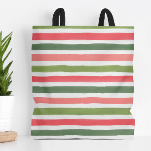 Bolsa Tote Holly Jolly Stripes