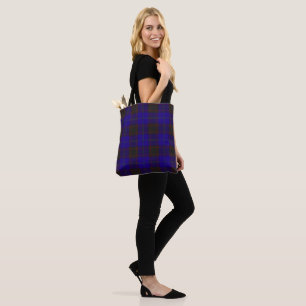 Bolsa Tote Home (Hume) Clan Scottish Tartan Xadrez