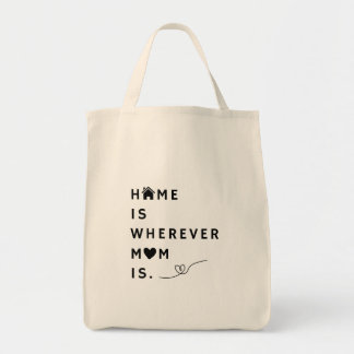 Bolsa Tote Home Is Wherever Mom Is – Gift For Mom
