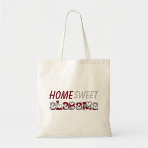 Bolsa Tote Home Sweet Alabama Flag Hearts EUA