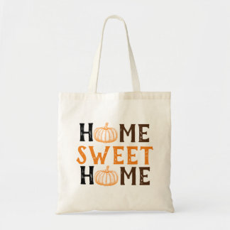 Bolsa Tote Home Sweet Home Happy Fall Pumpkin Tote Bag