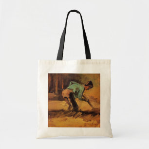 Bolsa Tote Homem Curvado com Bastão, Pá por Vincent van Gogh