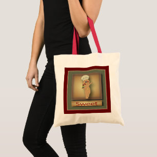 Bolsa Tote Homem de pão-de-espécie do Gumdrop