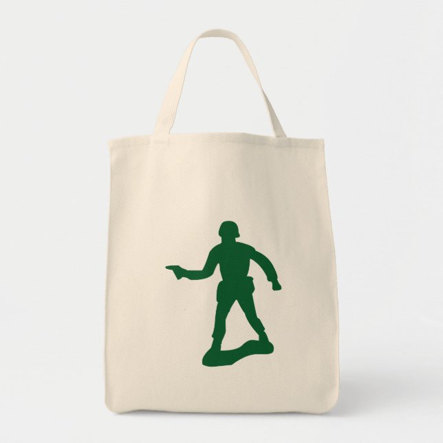 Bolsa Tote Homem do Exército Verde (Frente)