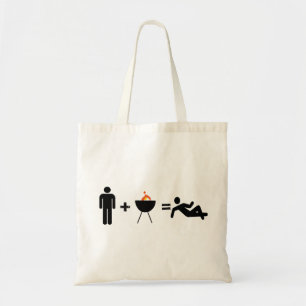Bolsa Tote homem mais os iguais do churrasco refrigerados