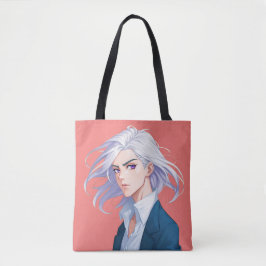 Bolsa Tote Homem Misterioso - Saco de Arte de Anime Japonês