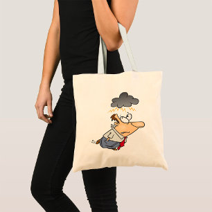 Bolsa Tote Homem Sob Uma Nuvem